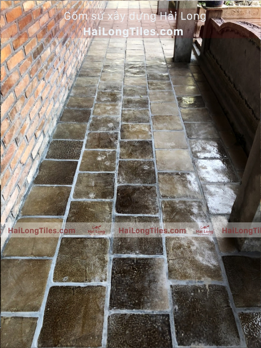 gạch cổ làm bậc