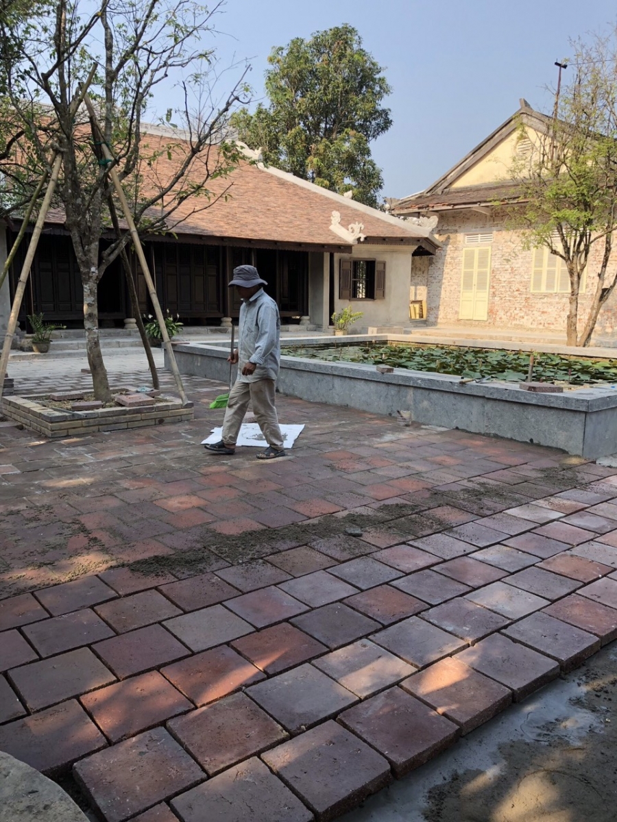 gạch cổ lát nền Bát Tràng