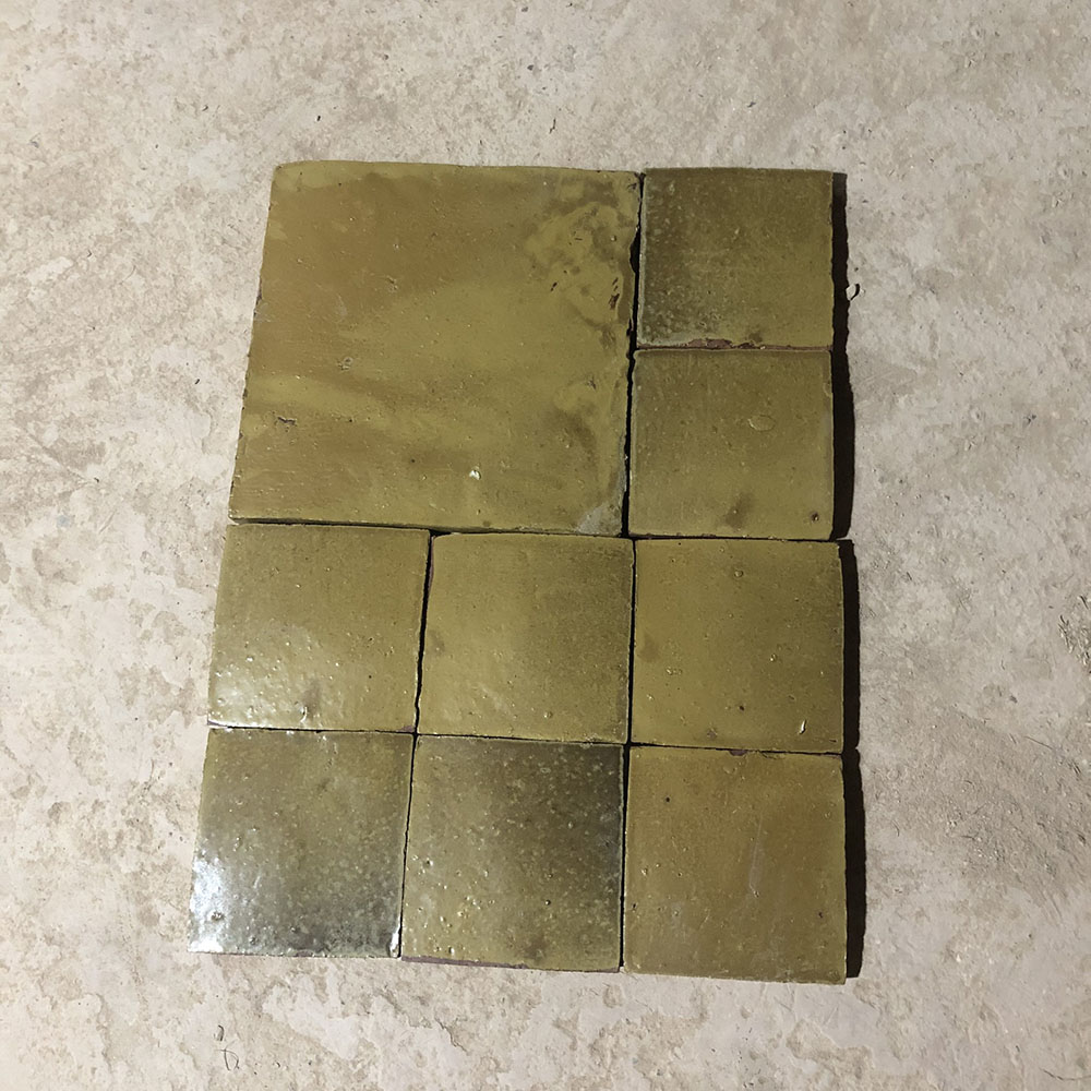 gạch hoàng thổ ánh xanh