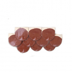 ngói vảy cá men nâu cà phê