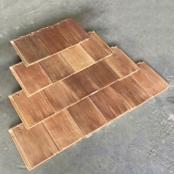 Ngói ManVillas vân gỗ vàng sáng