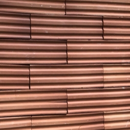 gạch thẻ gân ốp tường