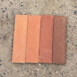 gạch thẻ ốp tường 4 tone màu