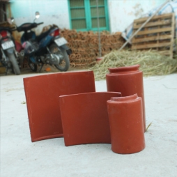 ngói âm dương đất nung Bát Tràng