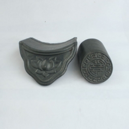 ngói âm dương màu xám