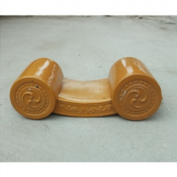 ngói âm dương hoa sen nhật men vàng golden