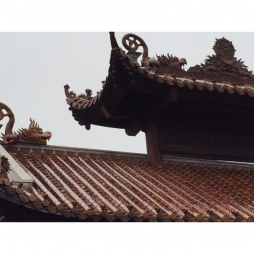 mẫu ngói âm dương màu da lươn cổ