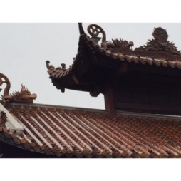 ngói âm dương màu cánh gián