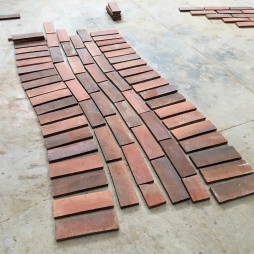 gạch thẻ lát lối đi sân vườn nghệ thuật