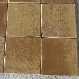 gạch gốm lát sân men sứ hoàng thổ