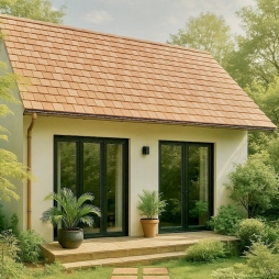 Ngói phẳng Manvillas 27x16 (Trắng vàng)