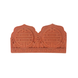 ngói diềm cuối mái đất nung