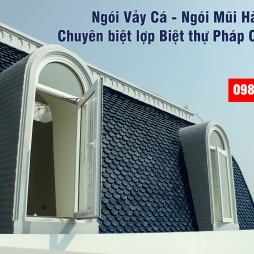 ngói vảy cá lợp biệt thự