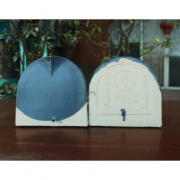 ngói hài men xanh bleufonte lợp mái biệt thự