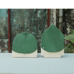 ngói vảy cá 150 màu xanh lá