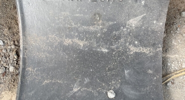 ngói âm dương màu ghi xám