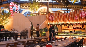 Decor nội thất & ngoại thất nhà hàng nướng Panda