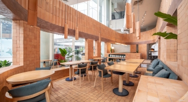 Dự án kiến trúc Pizza 4ps gạch & ngói ĐTH Mediteriano Hải Long