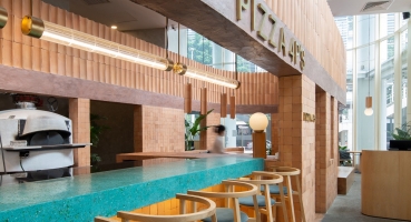 Dự án kiến trúc Pizza 4ps gạch & ngói ĐTH Mediteriano Hải Long