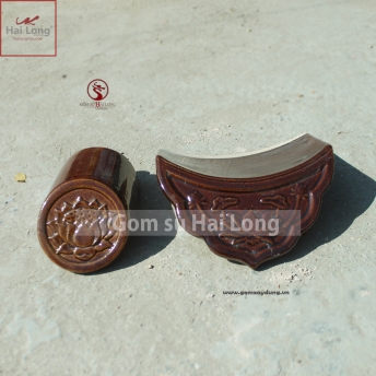 ngói âm dương men sứ cánh gián