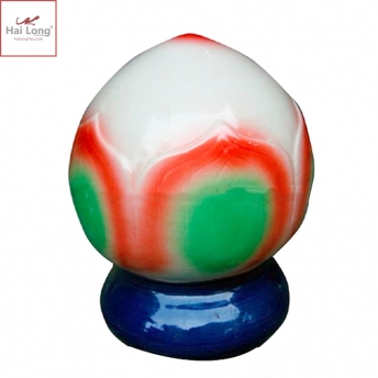 Quả đào sứ men màu 01