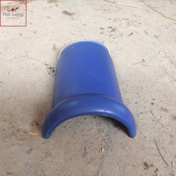 Ngói bò nóc tròn tráng men 01