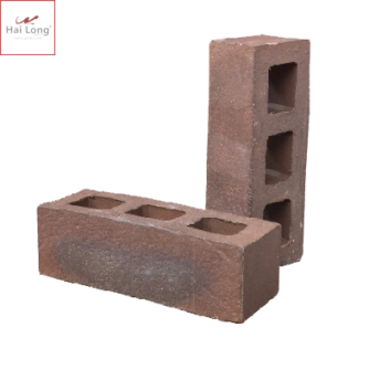 Gạch xây không trát ManVillas (Nâu đen cũ Marron) 01