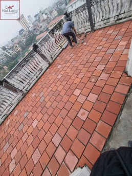 gạch lát sân thượng