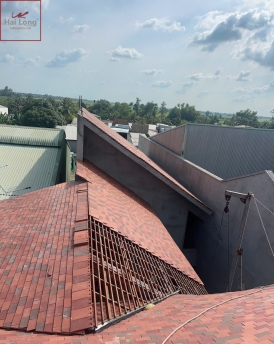 Ngói ManVillas Đỏ đào - Đỏ đậm - Nâu đỏ