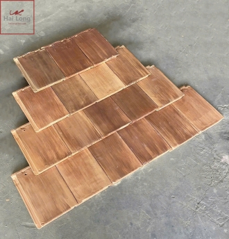 Ngói ManVillas vân gỗ vàng sáng 01