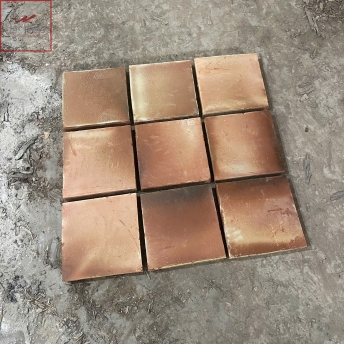 gạch cổ Bát Tràng đun lửa củi