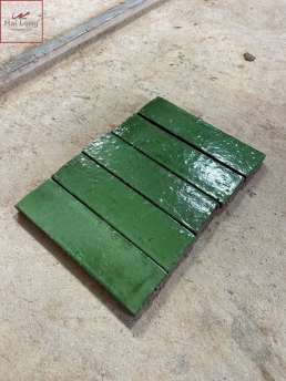 Gạch thẻ men xanh 01