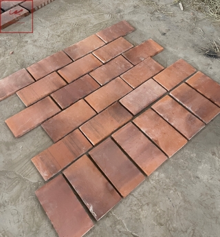 Gạch 30x15 cam đất - đỏ đào gốm kiến trúc Hải Long Bát Tràng