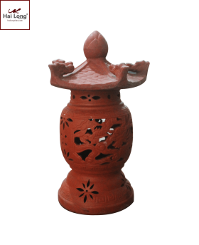 Đèn tròn cao rồng phượng 01