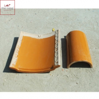 ngói âm dương màu vàng