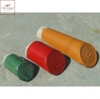 3 cỡ ngói diềm chữ Thọ - Ngói Câu đầu 01