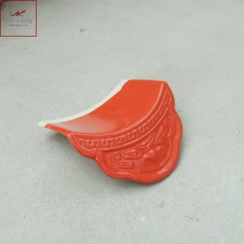 ngói âm dương men sứ đỏ