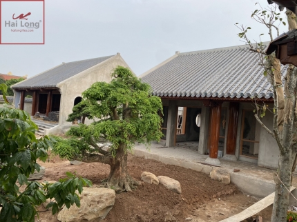 ngói âm dương men ánh thép