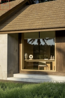 ngói phẳng lợp resort homestay