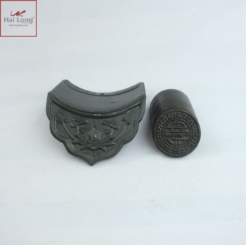 ngói âm dương sứ màu ghi