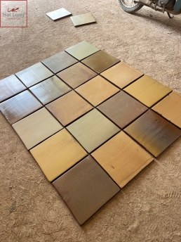 Gạch men hoàng thổ (Dải 5 màu) 01