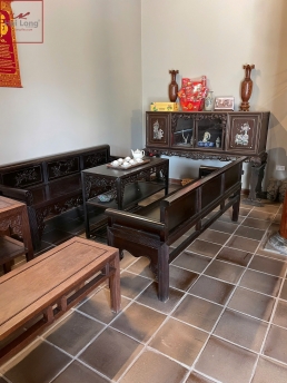 Gạch men nâu gấm 01