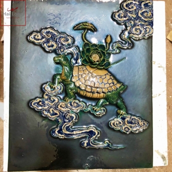 Gốm kiến trúc Tâm linh - Linh vật Quy trong Tứ linh