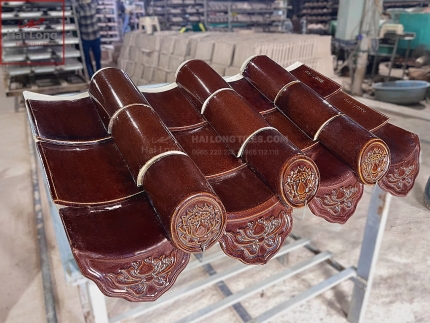 Ngói âm dương men Cánh gián