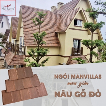 Ngói ManVillas nâu đỏ (ManVillas hiện đại) 01