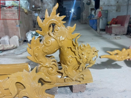 kìm nóc gốm kiến trúc nghệ thuật