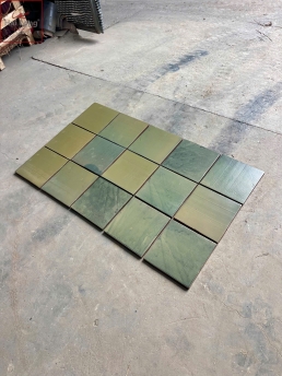 gạch bát tràng tráng men mộc thủ công nghệ thuật