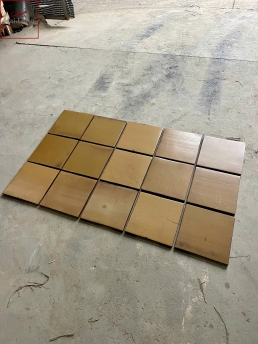 Gạch men hoàng thổ quả thị gạch gốm Bát Tràng