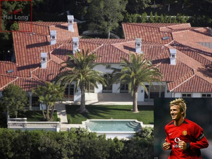 Ngói lợp biệt thự David Beckham tại Beverly Hills 01