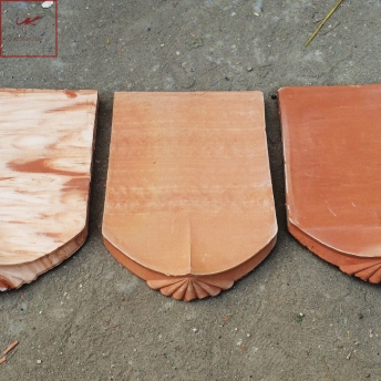 Ngói Hài cổ lợp nhà cổ, Đình, Chùa gốm Bát Tràng 01